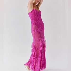 For Love & Lemons Shirley Maxi Slip